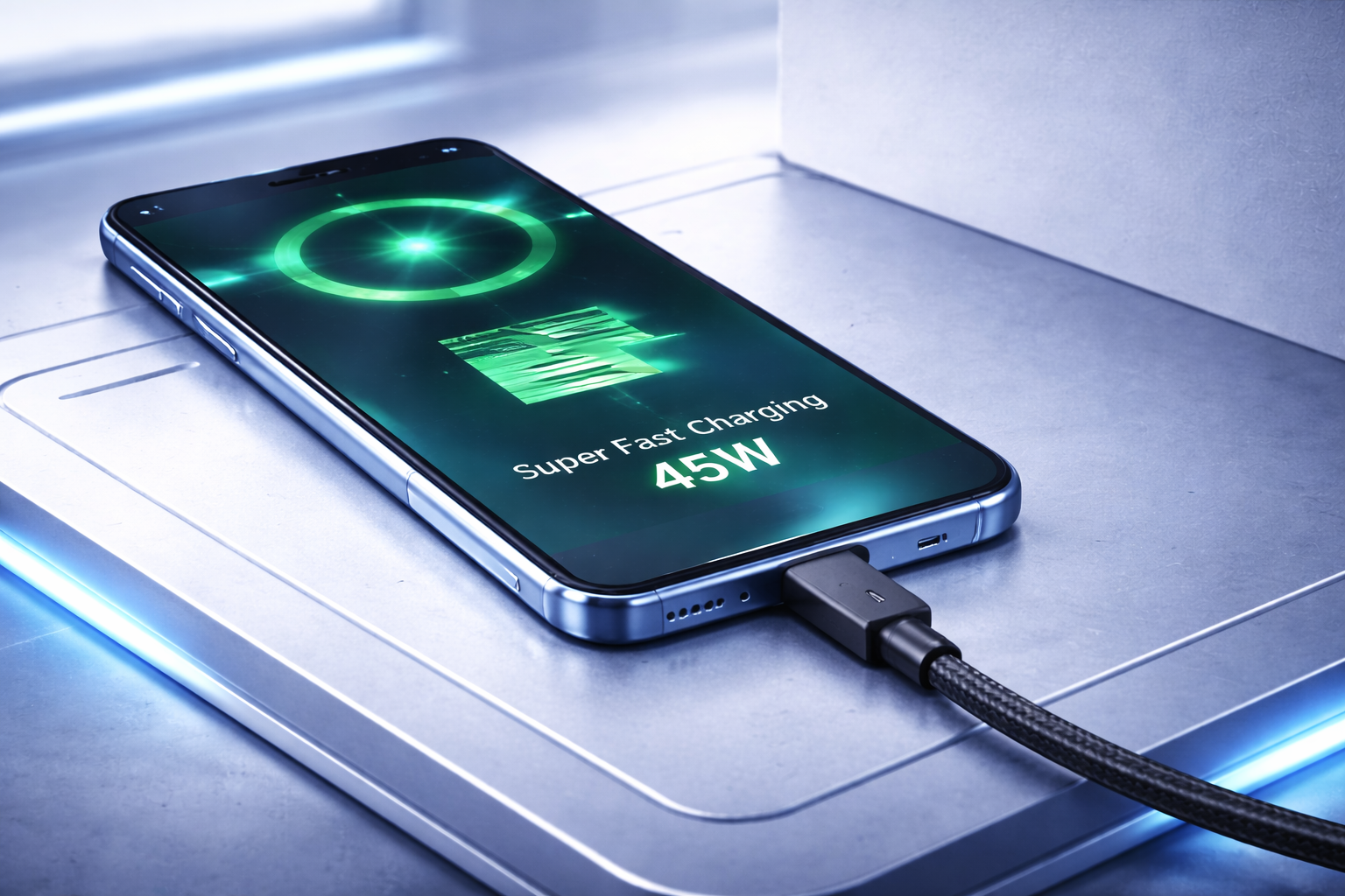 45W USB-C Fast Charger with Cable