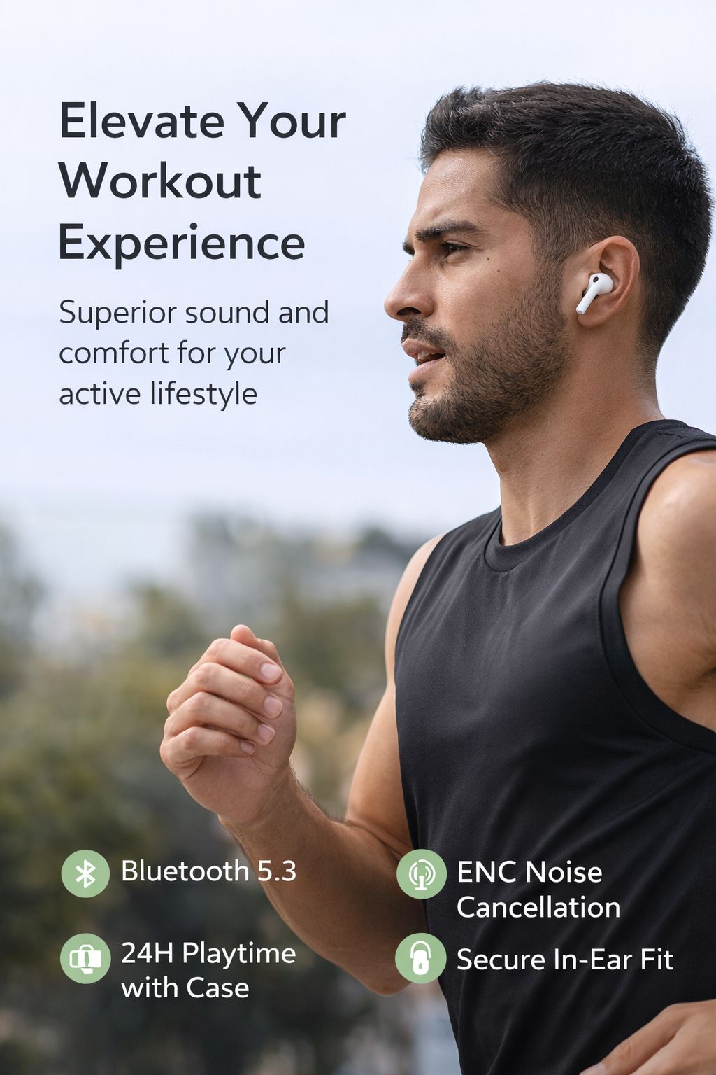 Wireless Earbuds - AirPods Style with Bluetooth Connectivity
